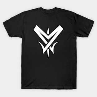 Tribal White "M" T-Shirt